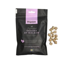 Dogman Frysetørret Snack 100% Naturlig Hundegodbid Kalkun 50g